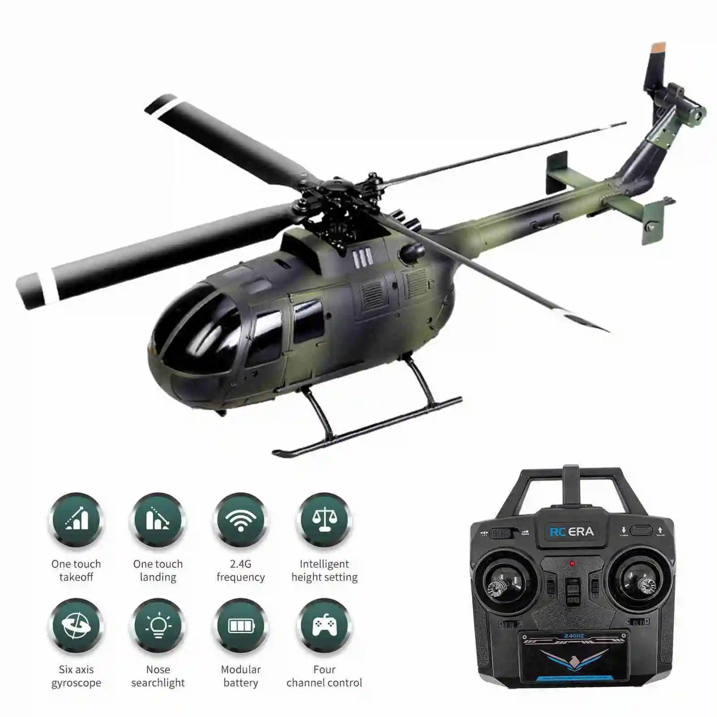 RC Helicopter RC Drone Single Propeller Without Ailerons 6 Axis Gyro Stabilization RC Airplane Altitude Hold Toy