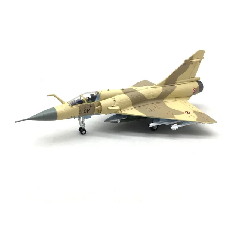 Die Cast Alloy Aircraft Model 1/100 French Air Force Mirage 2000 Fighter Jet Military Aircraft Model Indoor Collection Gift