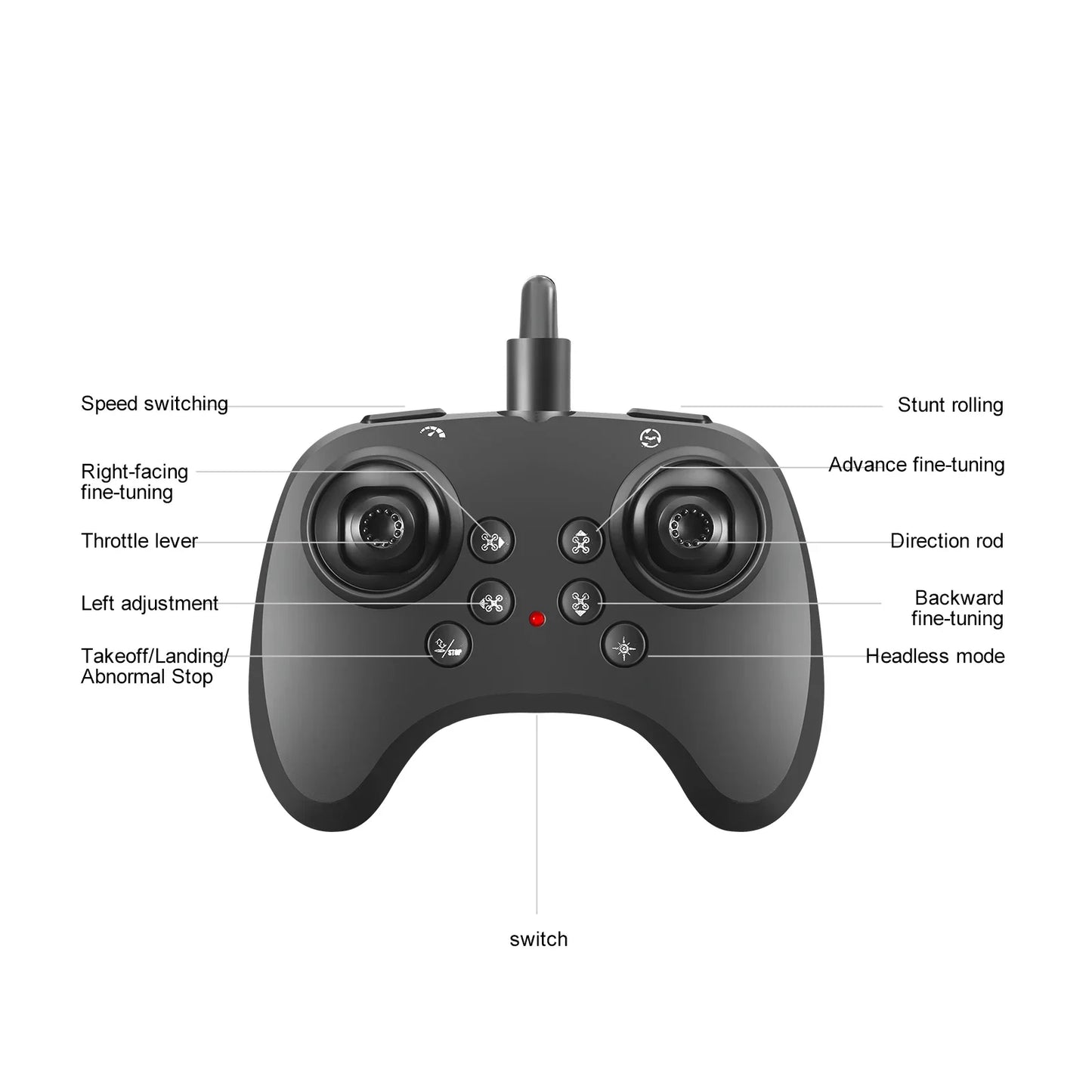 New YP3 Glider Flying Helicopter RC Hobby Jet Plane 2.4G Stunt Remote Control Foam Fighter Airplane Toy Drone With Light