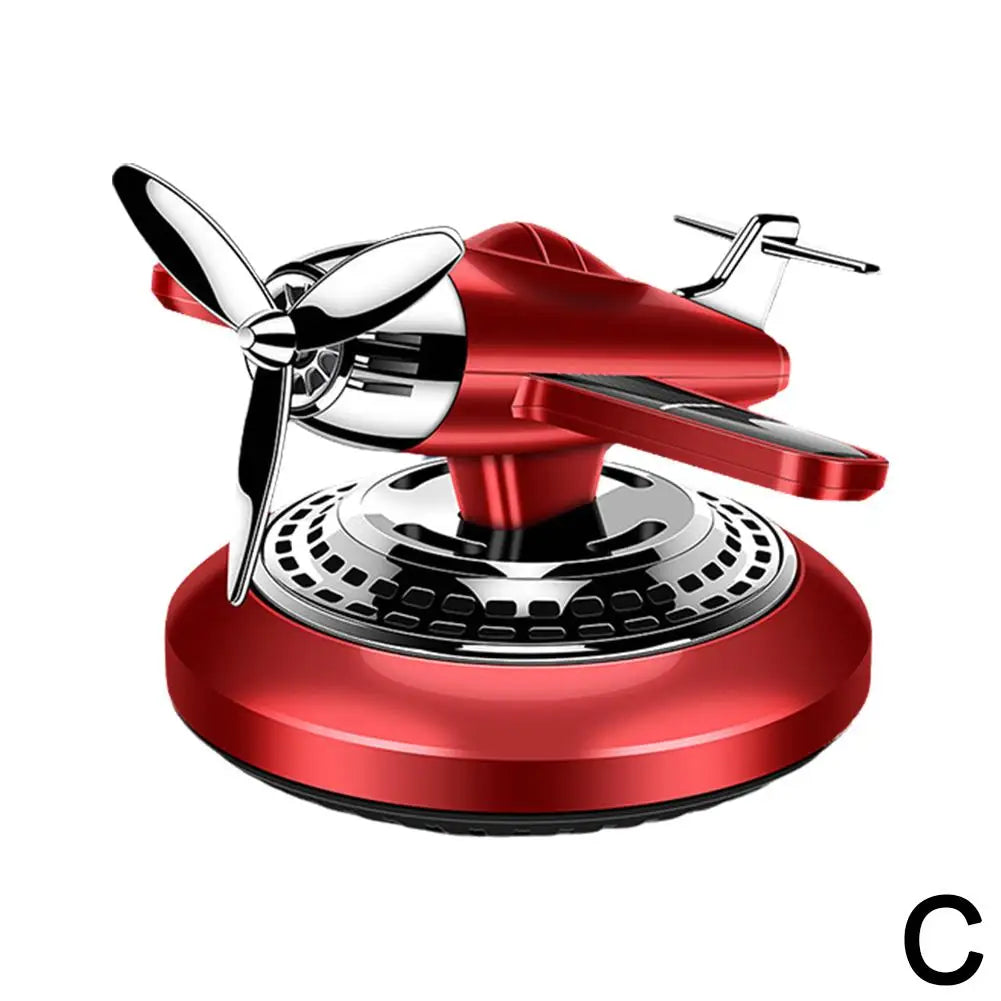 Car Air Freshener Solar Aircraft Decoration Mini Car Perfume Air Freshener Fragrance