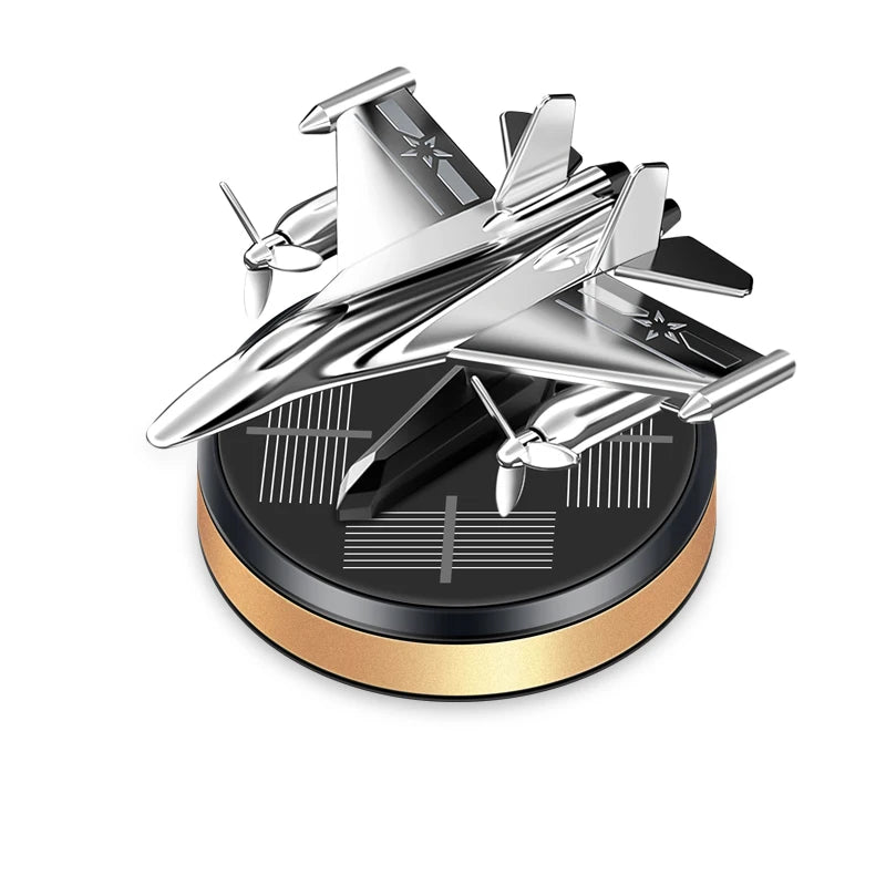 Luxury Aluminum Alloy Rotating Helicopter Car Ornament Creative Aircraft Home Gift Decoration For Gifts