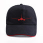 Boeing 737-800 Plane Print High-quality Hat Casual Unisex