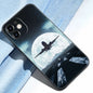 Aircraft Airplane Phone Case For Apple iPhone 13 12 Mini 11 Pro Max XR X XS MAX 6 6S 7 8 Plus 5 5S SE 2020 Black Cover Coque