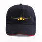 Boeing 737-800 Plane Print High-quality Hat Casual Unisex