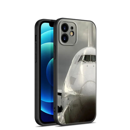 Aircraft Airplane Phone Case For Apple iPhone 13 12 Mini 11 Pro Max XR X XS MAX 6 6S 7 8 Plus 5 5S SE 2020 Black Cover Coque