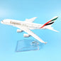 JASON TUTU United Arab Emirates Airline airbus A380 Airplane Model Aircraft Diecast Model Plane Metal 1:400 airplane