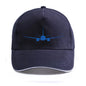Boeing 737-800 Plane Print High-quality Hat Casual Unisex