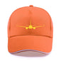 Boeing 737-800 Plane Print High-quality Hat Casual Unisex