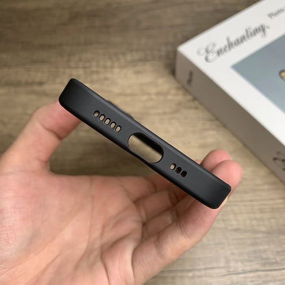 Snow Mountain Airplane Phone Case For iPhone 17 Air 16 15 14 Pro Max 13 12 17 Pro 16e 11 Matte Shockproof Soft Edge Hard Cover