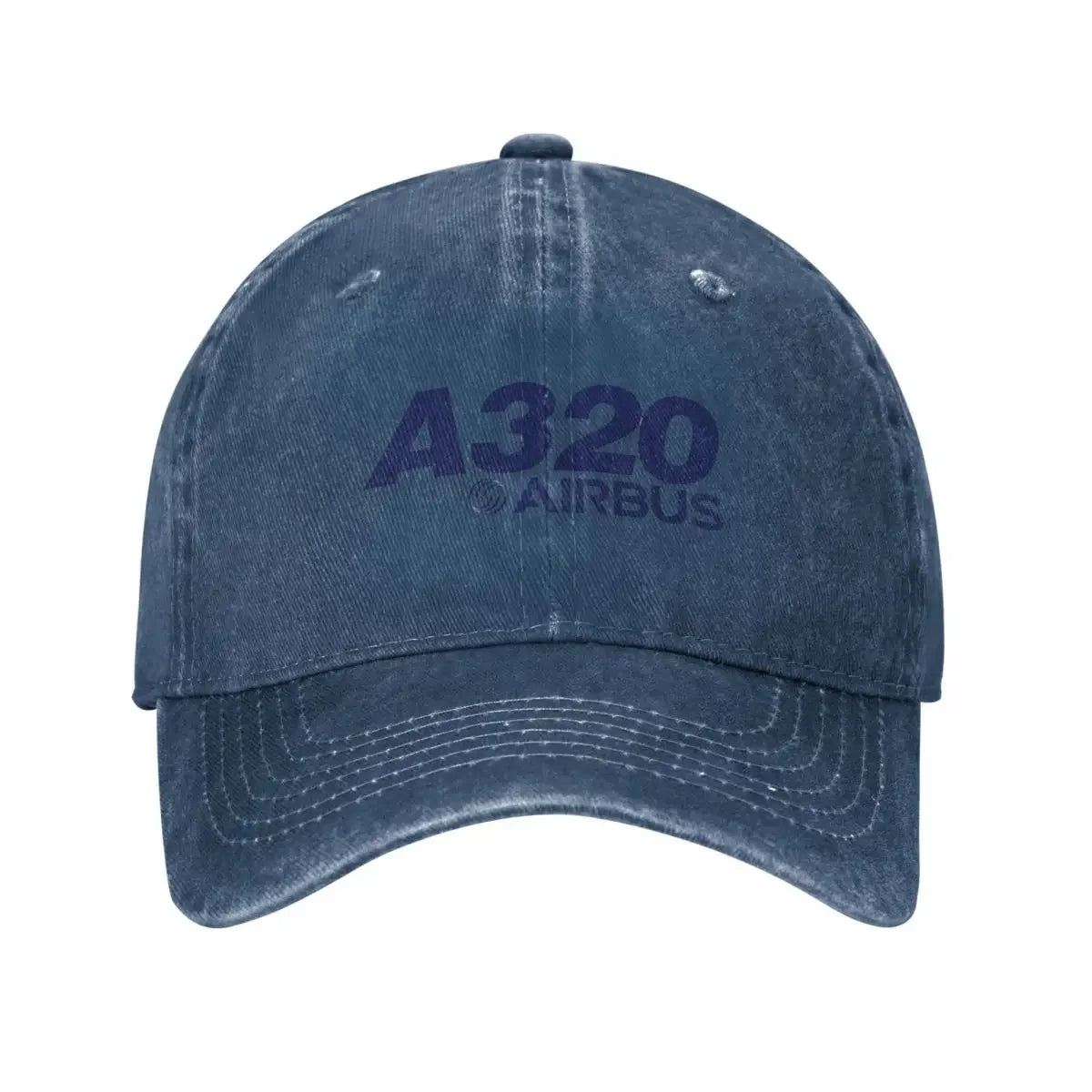 Airbus A320 Logo Baseball Caps Fashion Denim Fabric Hats Outdoor Adjustable Casquette Streetwear Baseball Cowboy Hat for Unisex