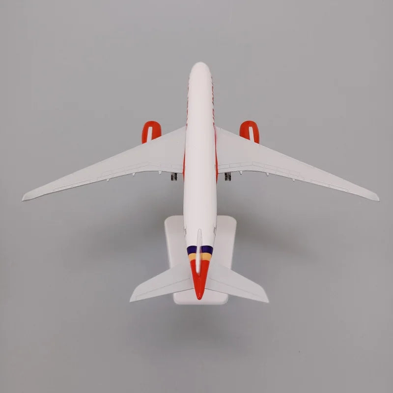 Air India Airbus A350 Airways Diecast Airplane Model with Wheels Landing Gears