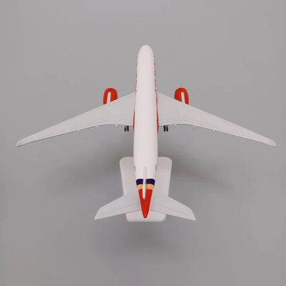 Air India Airbus A350 Airways Diecast Airplane Model with Wheels Landing Gears