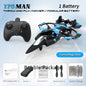 Stunt Light Remote Control Aircraft Four Channel Hovering High Altitude Rolling Special Effects Fighter Four Axis UAV
