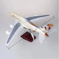 A380 Etihad 47CM Scale Aircraft Model for Airbus Model Airplane 380 Die-cast Resin Aircraft Collection Display Business or Birth