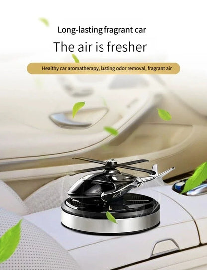 Helicopter Styling Solar Car air freshenerDecorative Aromatherapy Car interior accessories Propeller rotary perfume diffuser
