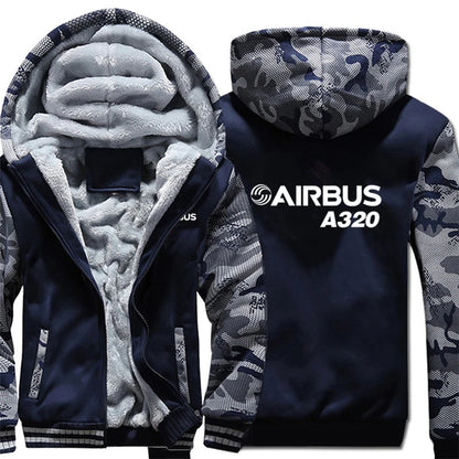 Airbus A320 Hoodies Men Fashion Coat Pullover Fleece Liner Jacket Plane Pilot 320 Airbus Sweatshirts Hoody