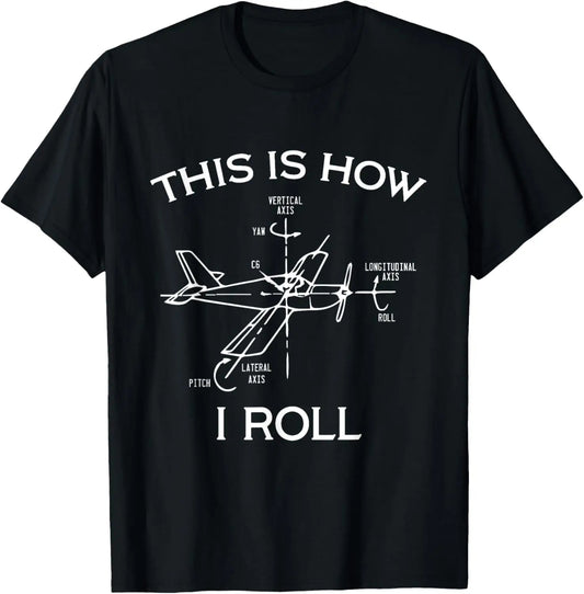 Airplane Pilot Flying Plane Gift T-Shirt Custom Printed Graphic T Shirts