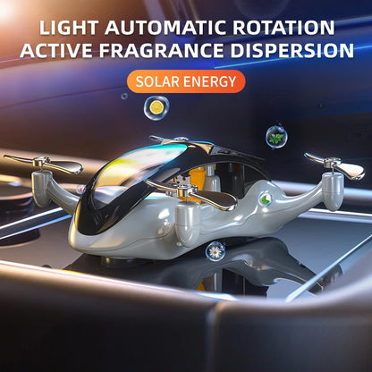 Car fragrance 2025 new solar powered UAV car perfume Interior fragrance decoration accessories lasting fragrance