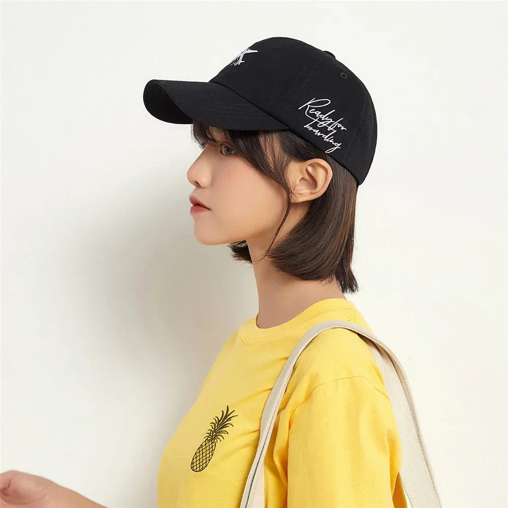Cap Airplane Embroidery Snapback Hats unisex Fashion