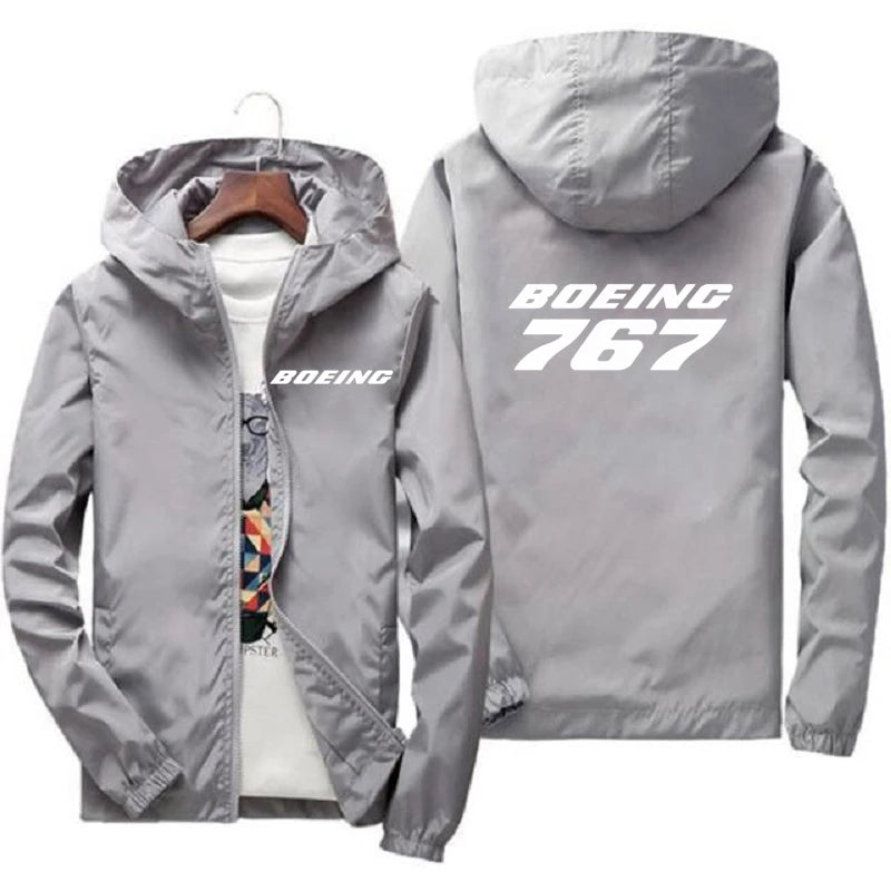 New Mens Hoodies Boeing 737 777 767 Print Men Coat Casual Jogging Thin Jacket Harajuku Zipper Hoodies Sweatshirts