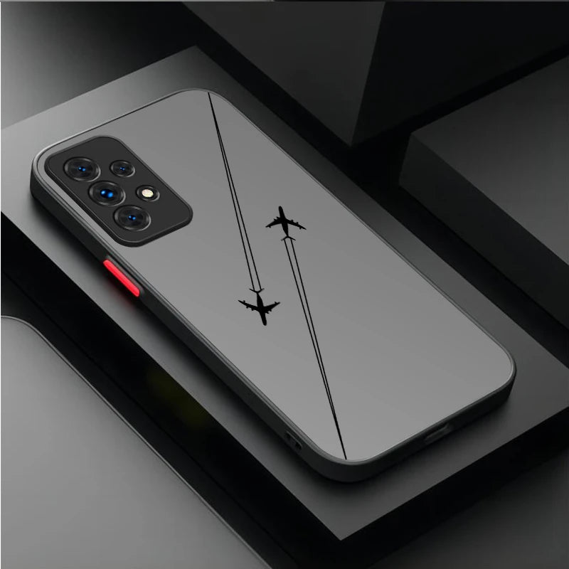 Travel Airplane Route Case For Samsung Galaxy A54 A34 A05 A05S A24 A14 A53 A33 A23 A13 A52 A52S A32 A22 A12 A71 A51 A31 A50 Etui