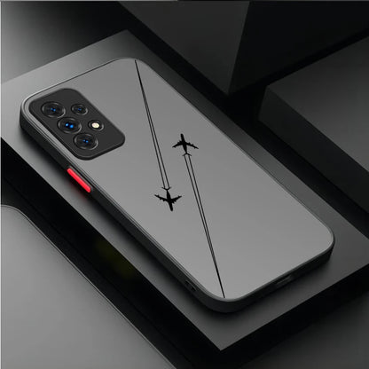 Travel Airplane Route Case For Samsung Galaxy A54 A34 A05 A05S A24 A14 A53 A33 A23 A13 A52 A52S A32 A22 A12 A71 A51 A31 A50 Etui