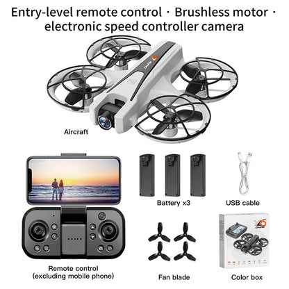 2025 YL05 Drone 8K HD Camera Screen Remote Control Brushless RC Helicopter 360° Flip Quadcopter Dron RC Toys Gift For Kid Boy