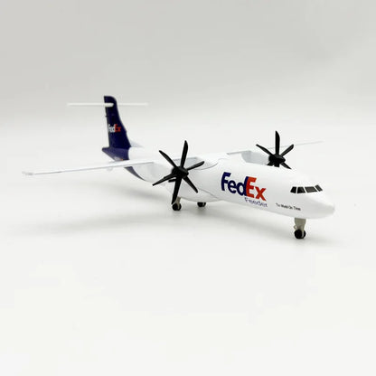 ATR Federal Aviation 20cm Alloy Metal Aircraft Model Toy with Landing Gear