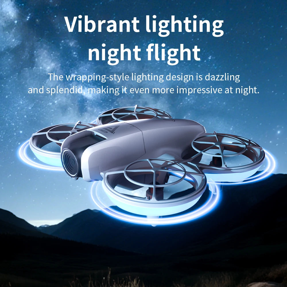 E69 Mini Drone Professional 8K Camera with WiFi FPV UAV Screen Remote Control and Obstacle Avoidance Quadcopter Kid Toy