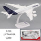 Model Singapore A380/Emirates Wildlife/British /France /Lufthansa Air Airline Aircraft Collection