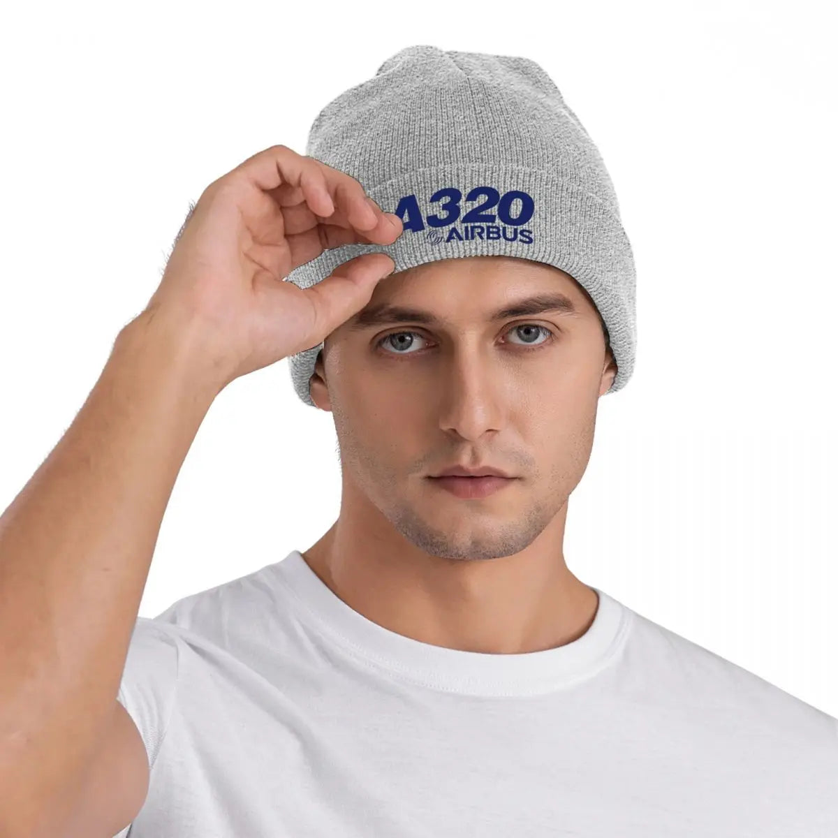 Airbus A320 Logo Warm Knitted Cap Winter Knit Bonnet Hat Skullies Beanies Hip Hop Caps for Unisex