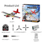 P51 Mustang Fighter 4CH Remote Control Aircraft Model Fixed Wing Aviation Model Aircraft 2.4G Electric Foam Glider Toys