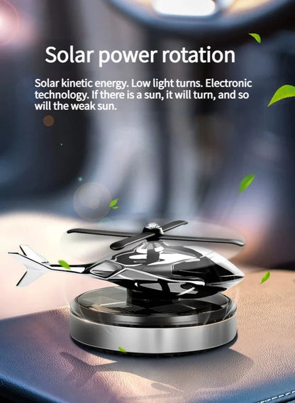 Car air freshener Solar Helicopter Styling Decorative Aromatherapy Car interior accessories Propeller rotary perfume diffuser