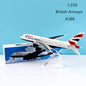 Model Singapore A380/Emirates Wildlife/British /France /Lufthansa Air Airline Aircraft Collection