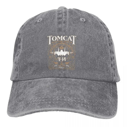 Summer Cap Sun Visor Classic F-14 Tomcat Military Fighter Jet Caps Top Gun Maverick Goose Film Cowboy Hat Peak Trucker Dad Hats