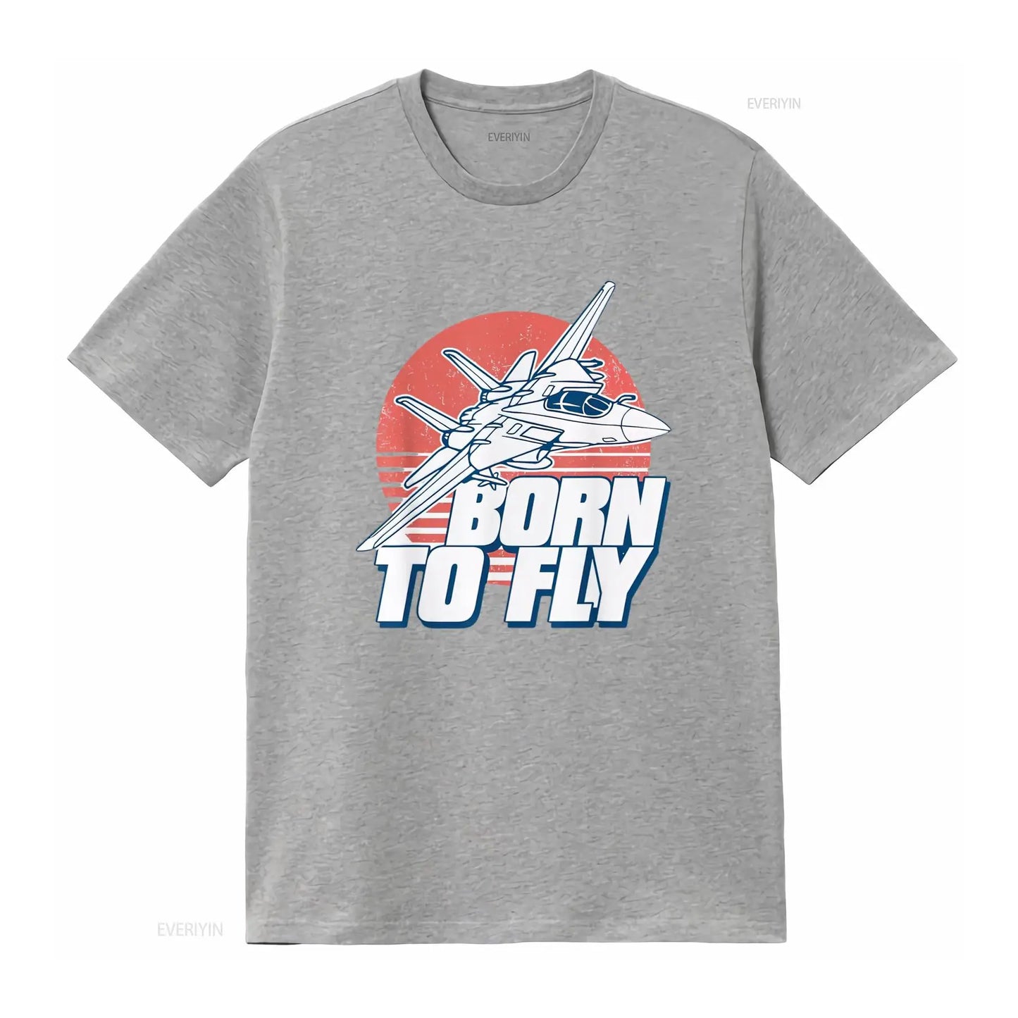 Born to Fly Fighter Jet Plane Kids Boys Airplane T Shirt vintage Washed Soft Casual Breathable Unisex streetwear Comfortable