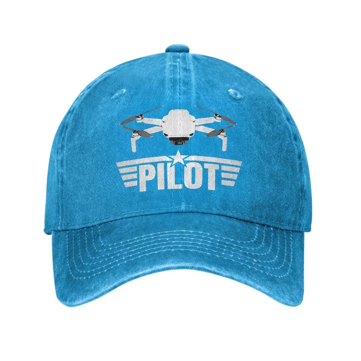 Drone Pilot for Quadcopter Men Women Baseball Caps FPV Racing Pilot Distressed Washed Hats Vintage Outdoor Travel Gift Sun Cap