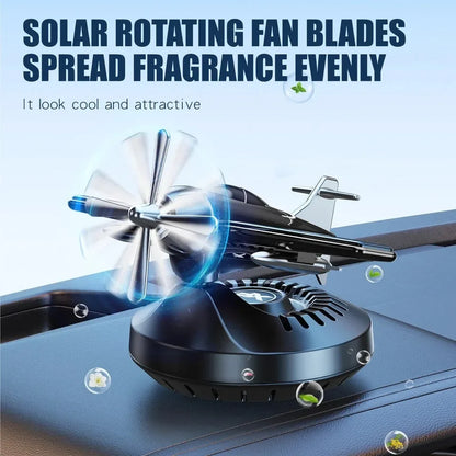 Solar Car Aromatherapy Machine Aircraft Design Diffuser Air Freshener Dashboard