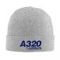 Airbus A320 Logo Warm Knitted Cap Winter Knit Bonnet Hat Skullies Beanies Hip Hop Caps for Unisex