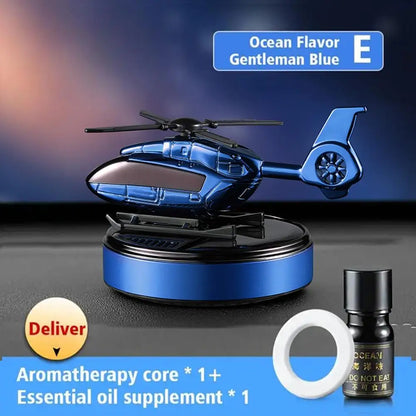 Car Solar Air Freshener Airplane Solar Helicopter Interior Accessories