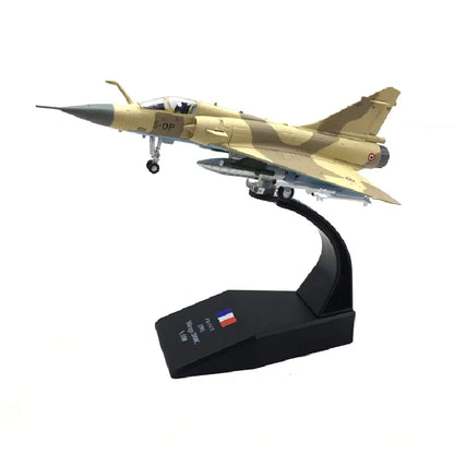 Die Cast Alloy Aircraft Model 1/100 French Air Force Mirage 2000 Fighter Jet Military Aircraft Model Indoor Collection Gift