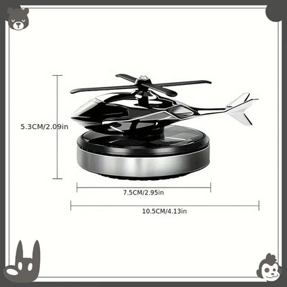 Helicopter Styling Solar Car air freshenerDecorative Aromatherapy Car interior accessories Propeller rotary perfume diffuser