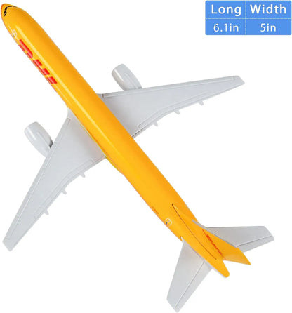 16cm Metal Airplane B757 DHL Cargo Aircraft Model Diecast 1/400 Scale Model Toy Airplane For Boys Collectible Miniature Gifts