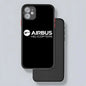 Airbus Logo Phone Case Matte Transparent Back For IPhone 16 15 14 13 12 11 Pro Max X XR XS Plus Cover
