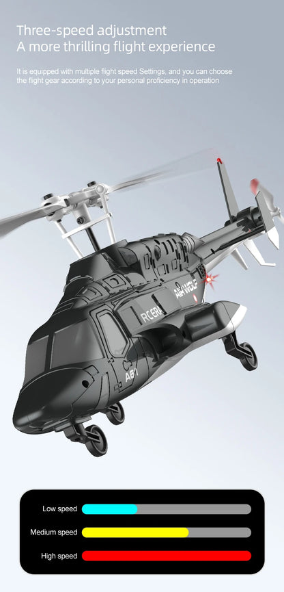 A61 RC Helicopter 2.4G 6-Aixs Gyroscope 4CH Altitude Hold Optical Flow Remote Control Helicopter Toys For Kid Adult