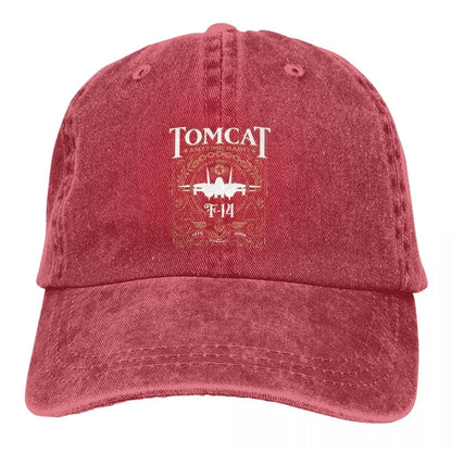 Summer Cap Sun Visor Classic F-14 Tomcat Military Fighter Jet Caps Top Gun Maverick Goose Film Cowboy Hat Peak Trucker Dad Hats