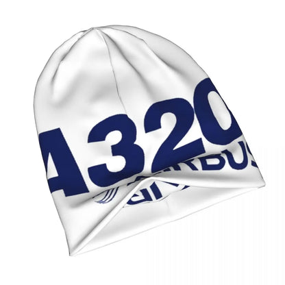 Airbus A320 Logo Warm Knitted Cap Fashion Bonnet Hat Autumn Winter Outdoor Beanies Hats for Men Women Adult