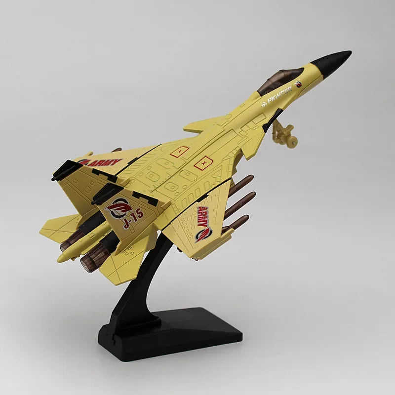 J15 F16 F22  Aircraft Serie Rafale fighter jet Alloy Fighter Soundlight Echo Military Metal Model Scenic Area Exhibition Gift