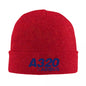 Airbus A320 Logo Warm Knitted Cap Winter Knit Bonnet Hat Skullies Beanies Hip Hop Caps for Unisex