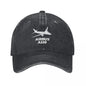 Airbus A330 Captain Baseball Cap Vintage Distressed Washed Airplane Sun Cap for Men Women Outdoor Activities Hats Cap